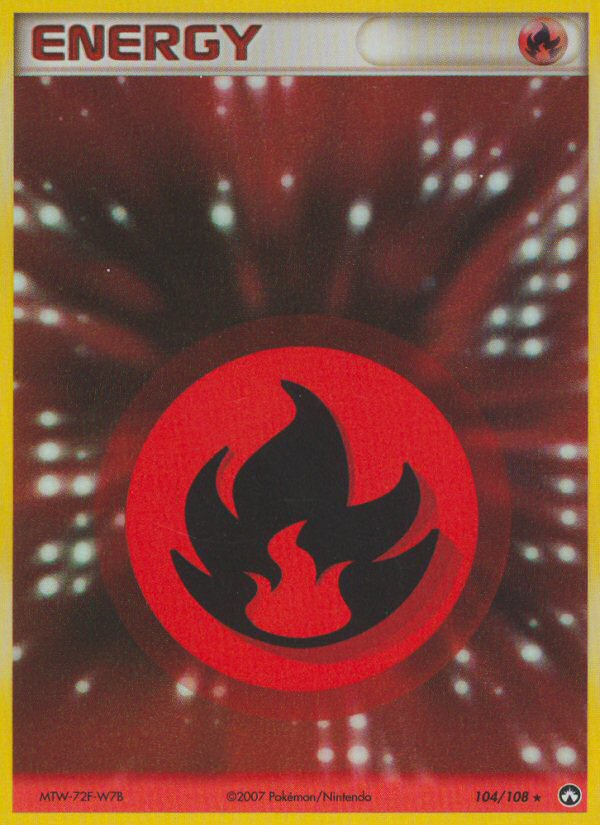 EX Power Keepers Fire Energy #104/108