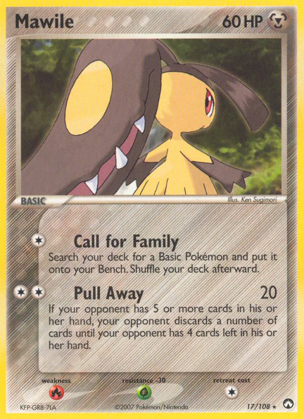 EX Power Keepers Mawile #17/108
