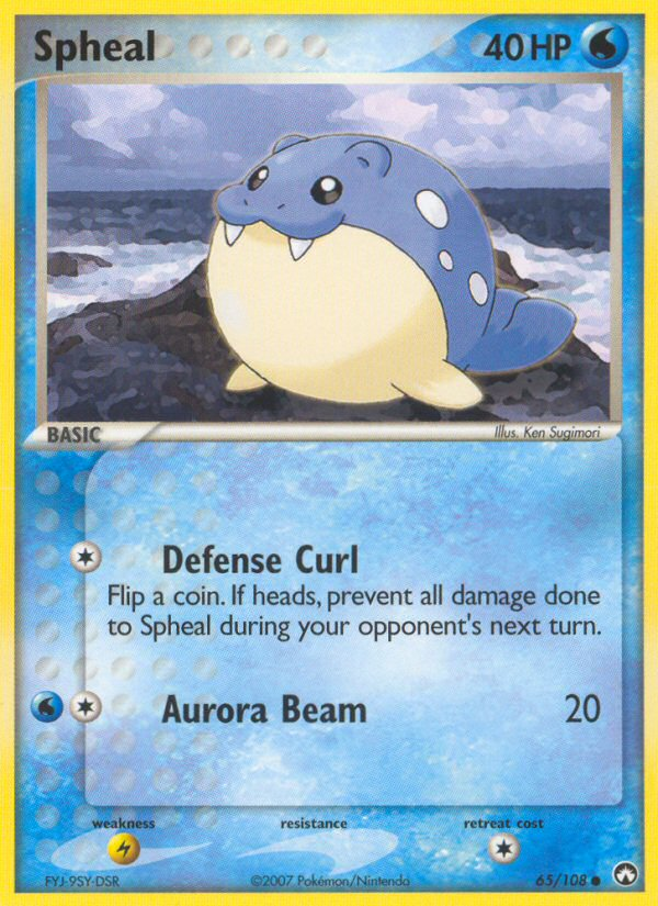 EX Power Keepers Spheal #65/108