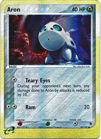 EX Ruby&Sapphire Aron #49/109 reverse holo
