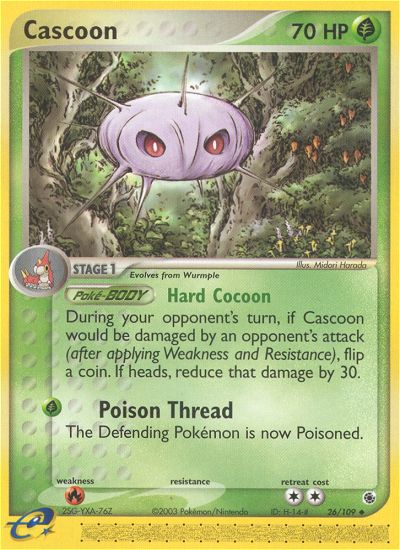 EX Ruby&Sapphire Cascoon #26/109