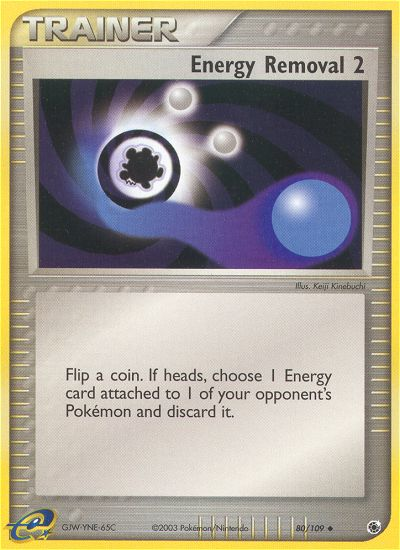 EX Ruby&Sapphire Energy Removal 2 #80/109