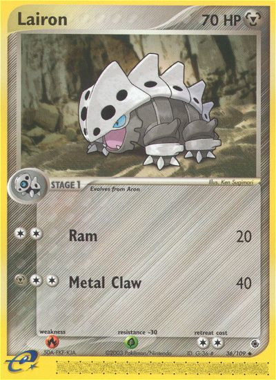 EX Ruby&Sapphire Lairon #36/109
