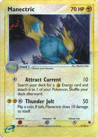 EX Ruby&Sapphire Manectric #9/109 reverse holo