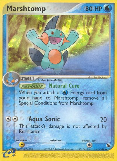 EX Ruby&Sapphire Marshtomp #41/109