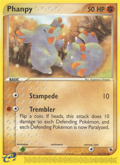 EX Ruby&Sapphire Phanpy #62/109
