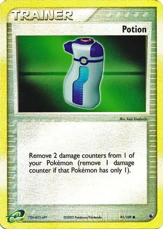 EX Ruby&Sapphire Potion #91/109 reverse holo