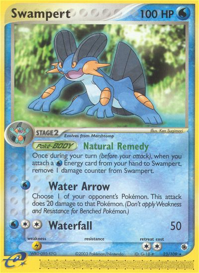 EX Ruby&Sapphire Swampert #23/109