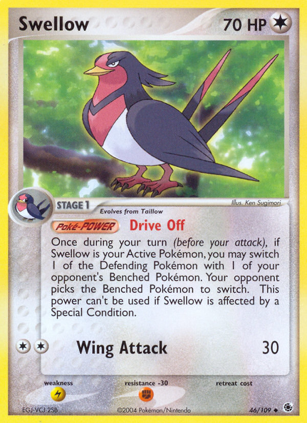 EX Ruby&Sapphire Swellow #46/109