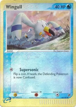 EX Sandstorm Wingull #84/100 reverse holo