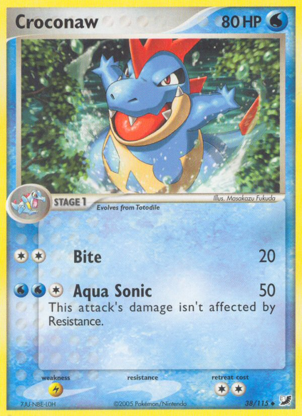 EX Unseen Forces Croconaw #38/115