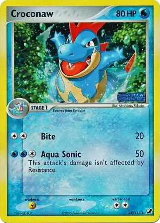 EX Unseen Forces Croconaw #38/115 reverse holo