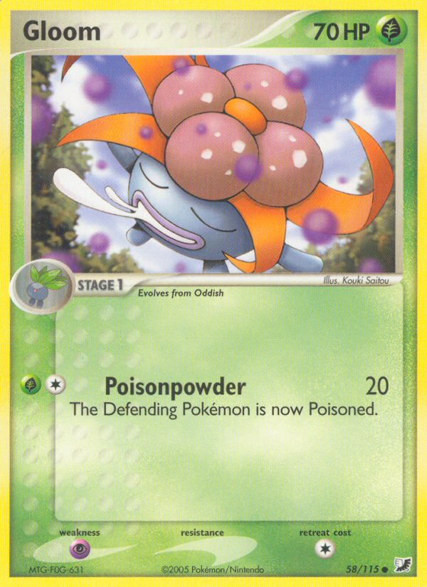 EX Unseen Forces Gloom #58/115