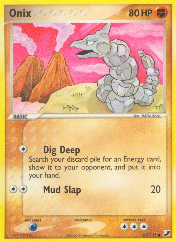 EX Unseen Forces Onix #65/115