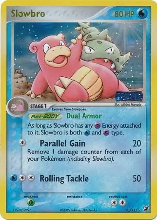 EX Unseen Forces Slowbro #13/115 reverse holo