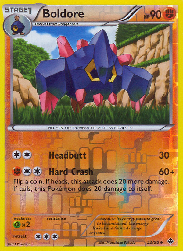 Emerging Powers Boldore #52/98 reverse holo