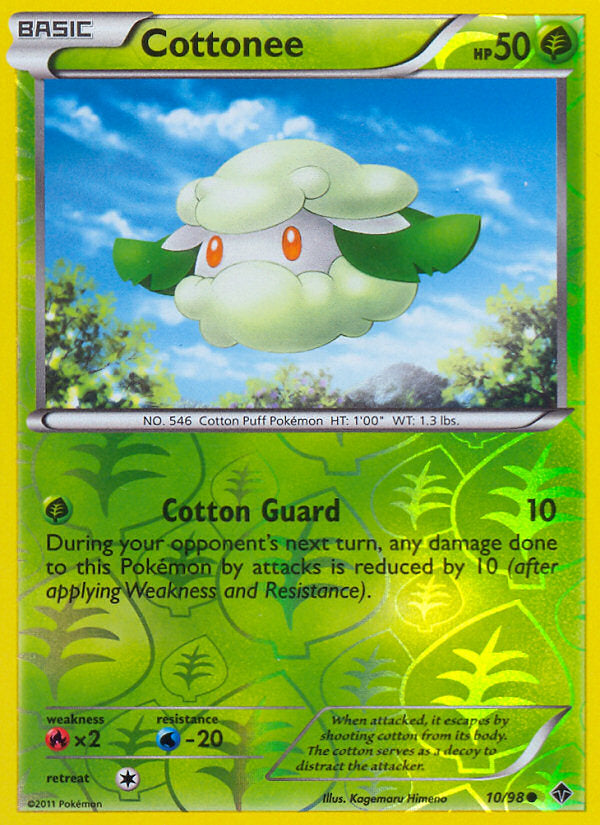 Emerging Powers Cottonee #10/98 reverse holo