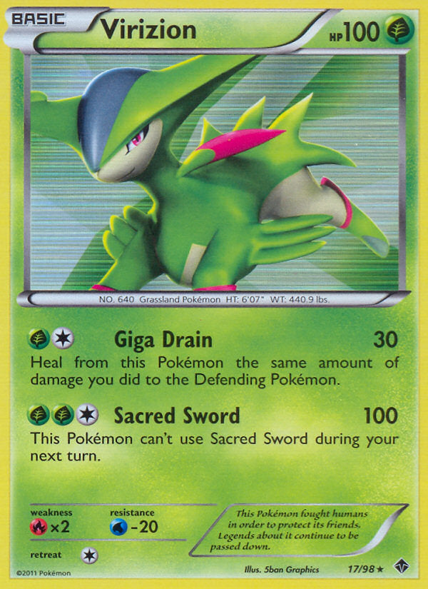 Emerging Powers Holo Virizion #17/98