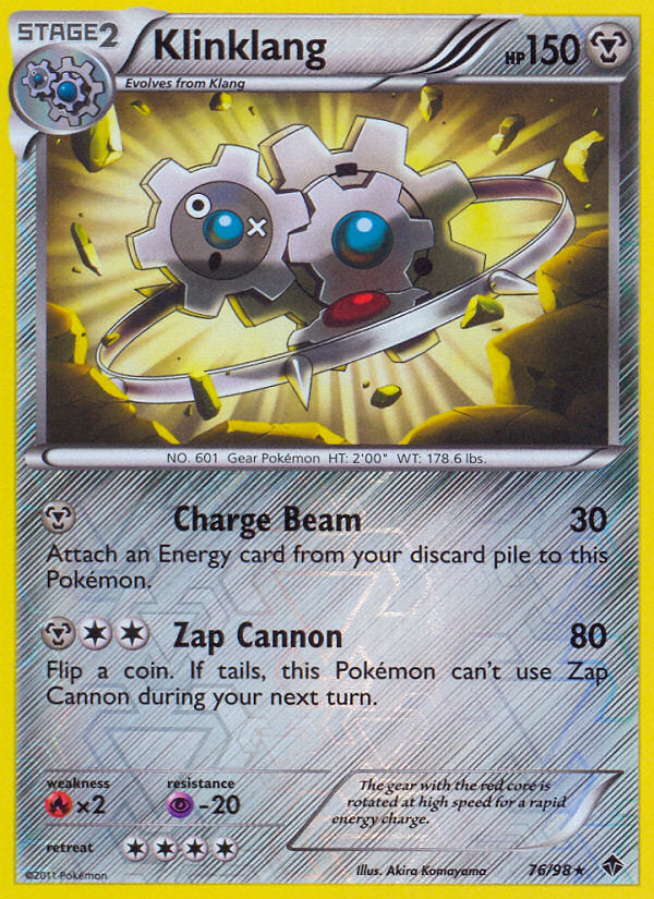 Emerging Powers Klinklang #76/98 reverse holo