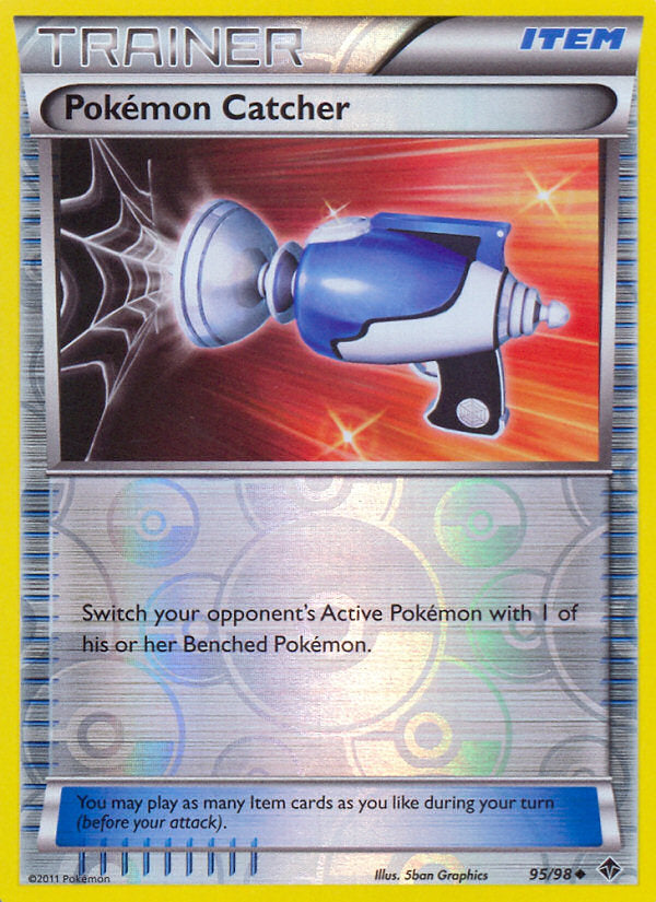 Emerging Powers Pokemon Catcher #95/98 reverse holo