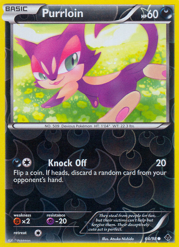 Emerging Powers Purrloin #64/98 reverse holo