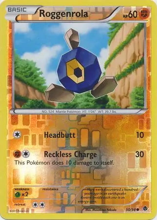 Emerging Powers Roggenrola #50/98 reverse holo