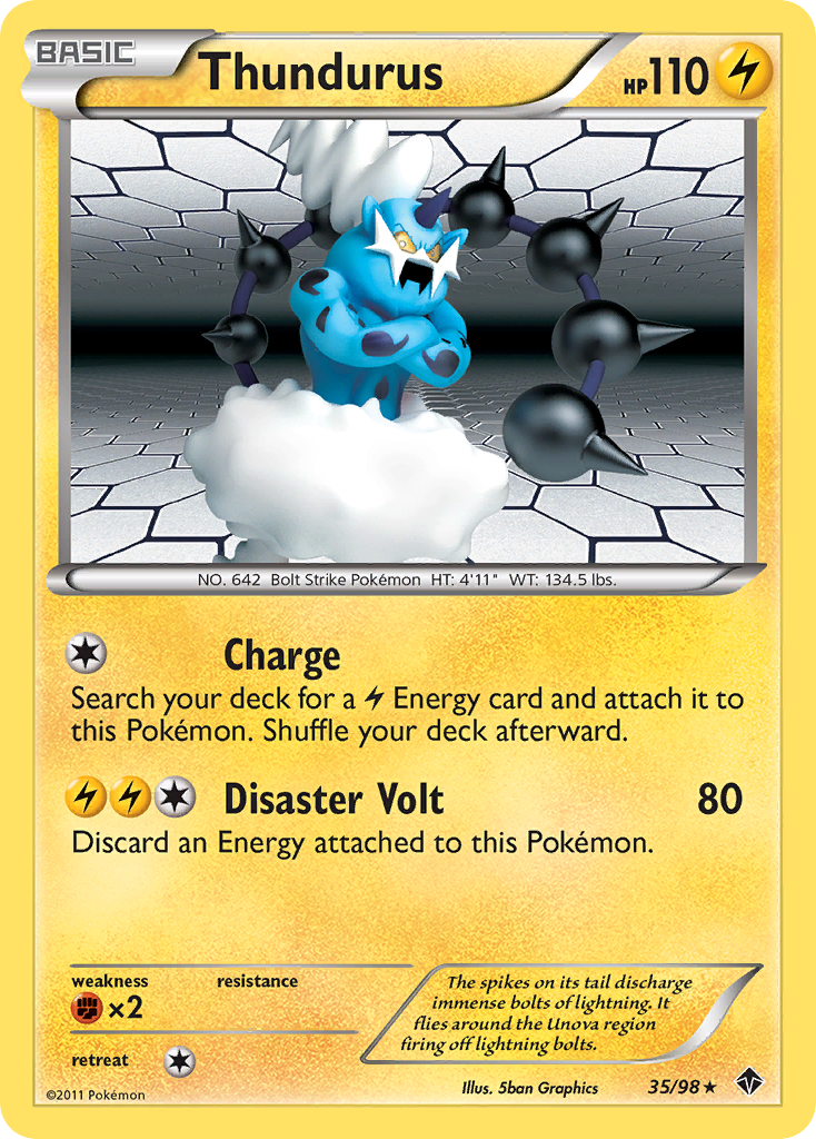 Emerging Powers Thundurus #35/98