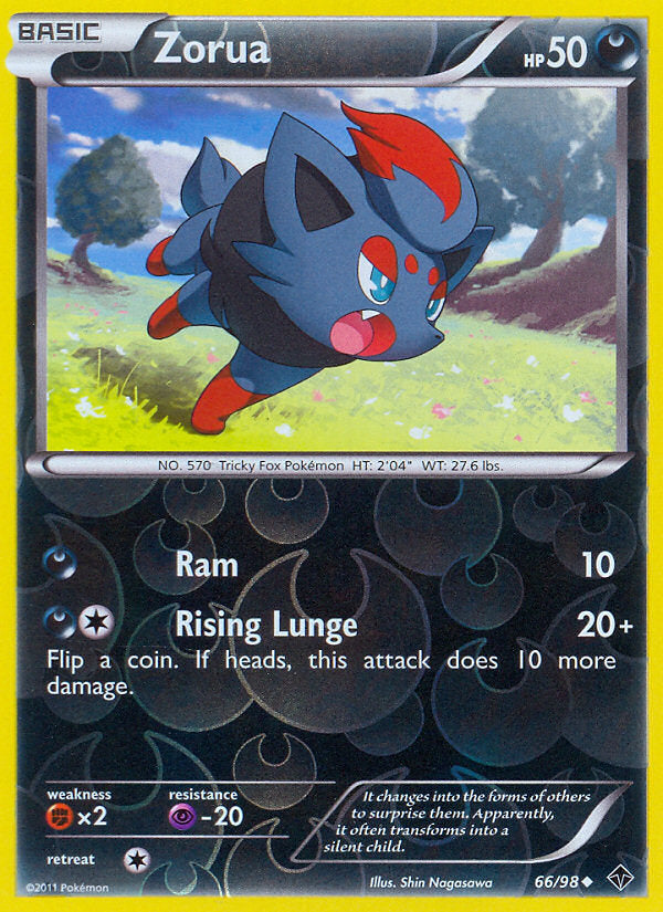 Emerging Powers Zorua #66/98 reverse holo