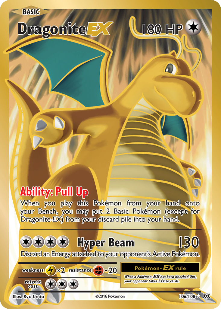 Evolutions Dragonite EX #106/108