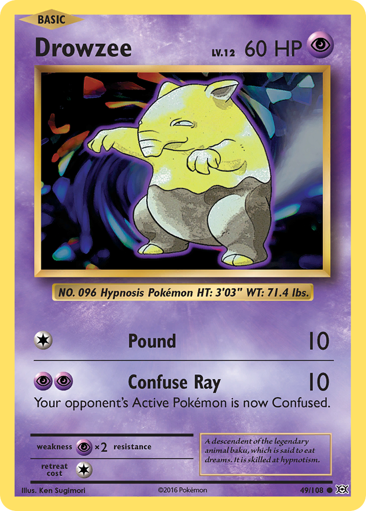 Evolutions Drowzee #49/108