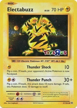 Evolutions Electabuzz #41 Toys R Us Promo