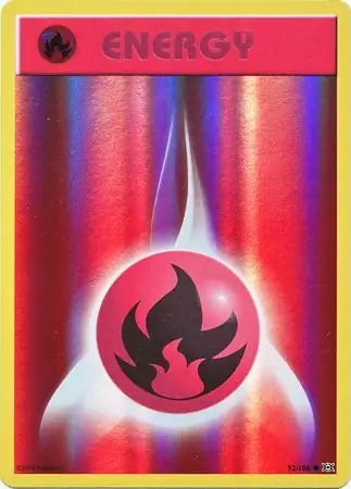 Evolutions Fire Energy #92/108 reverse holo