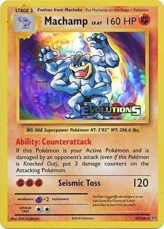 Evolutions Holo Machamp #59 Prerelease Promo
