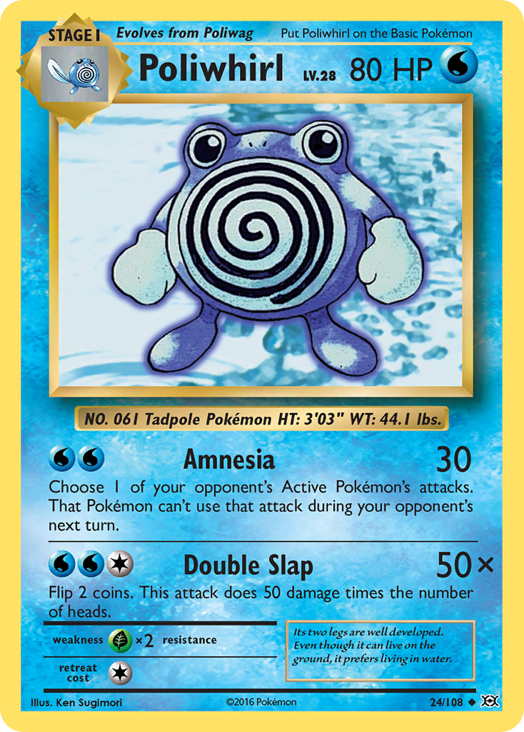 Evolutions Poliwhirl #24/108