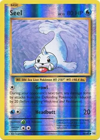 Evolutions Seel #28/108 reverse holo