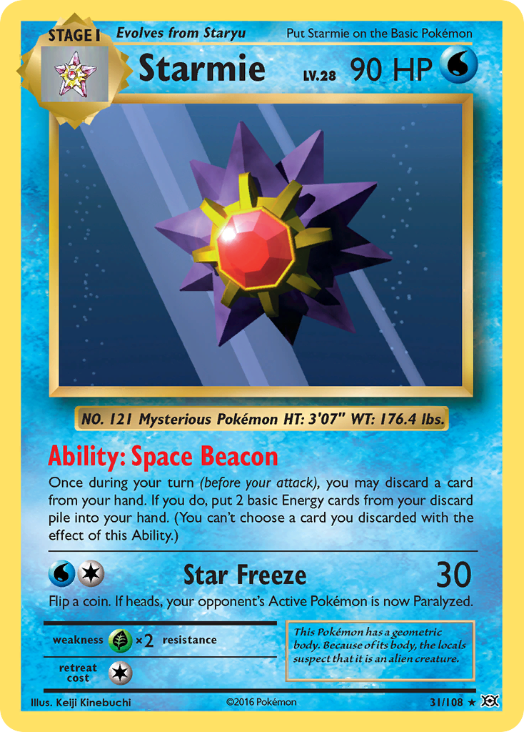 Evolutions Starmie #31/108