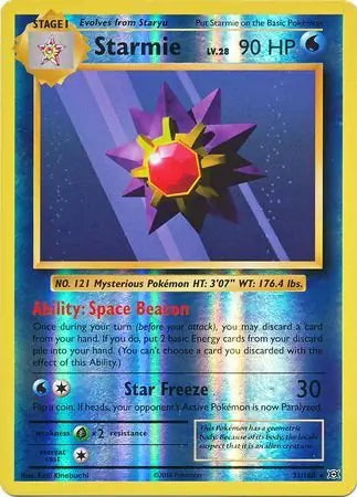 Evolutions Starmie #31/108 reverse holo