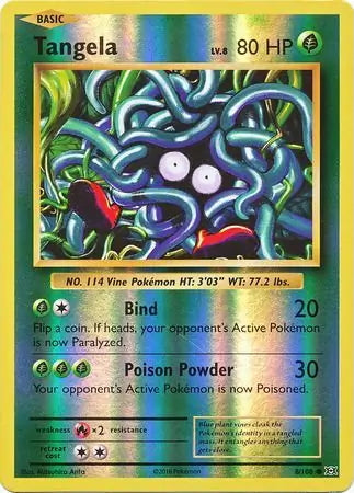 Evolutions Tangela #8/108 reverse holo