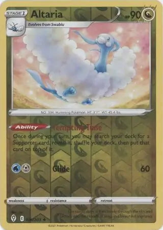 Evolving Skies Altaria #106/203 reverse holo