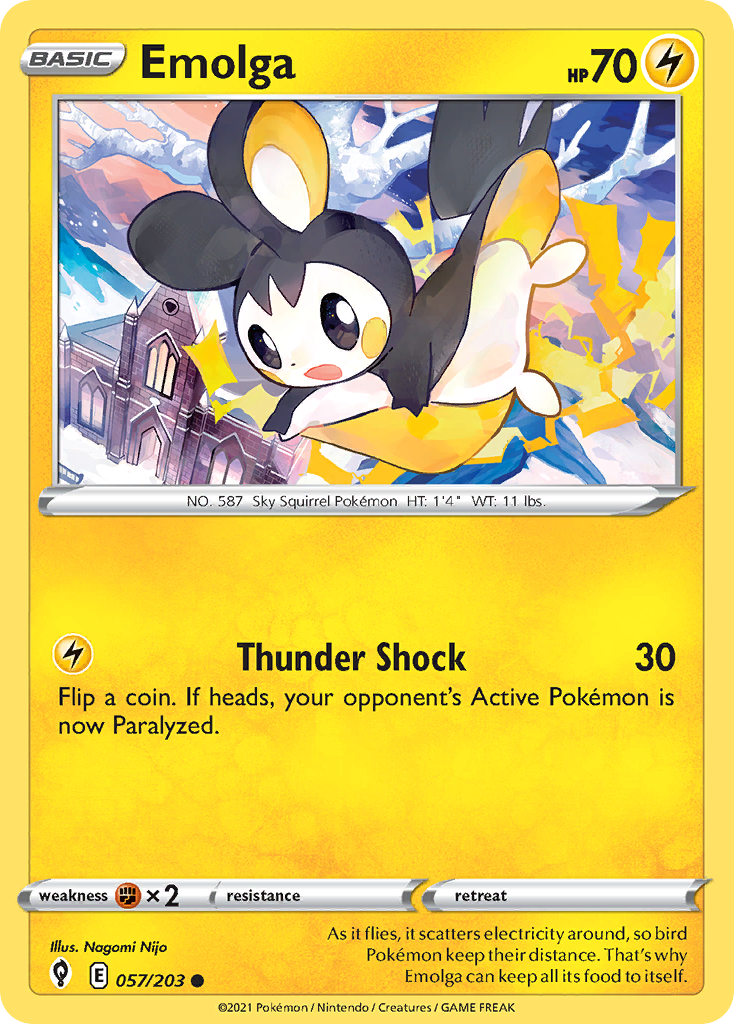Evolving Skies Emolga #57/203
