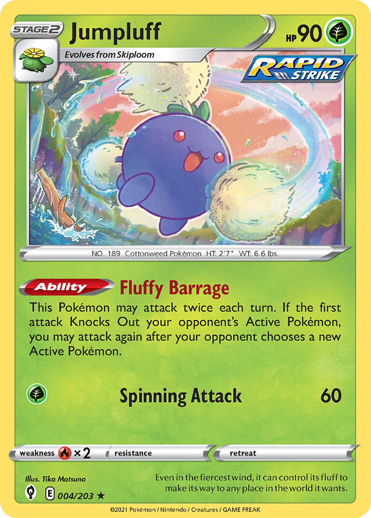 Evolving Skies Holo Jumpluff #4/203