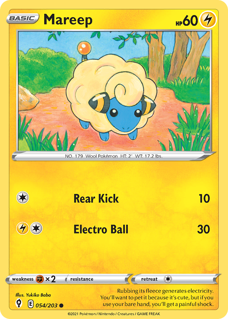 Evolving Skies Mareep #54/203