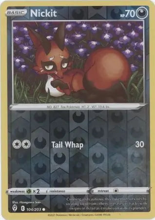 Evolving Skies Nickit #104/203 reverse holo