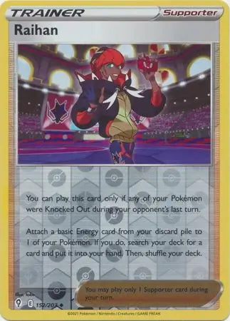 Evolving Skies Raihan #152/203 reverse holo