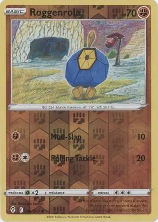 Evolving Skies Roggenrola #86/203 reverse holo