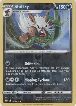 Evolving Skies Shiftry #97/203 reverse holo
