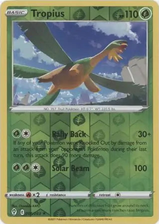 Evolving Skies Tropius #6/203 reverse holo