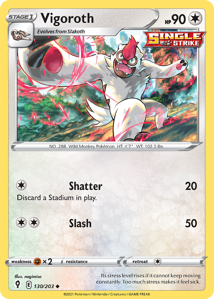 Evolving Skies Vigoroth #130/203