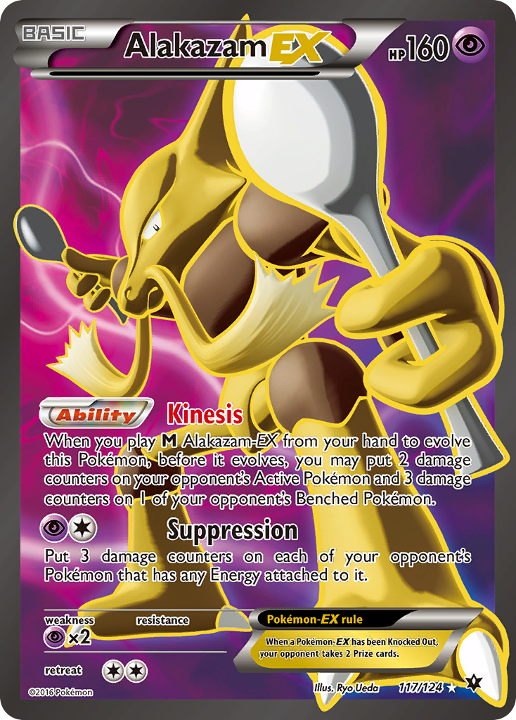 Fates Collide Alakazam EX #117/124
