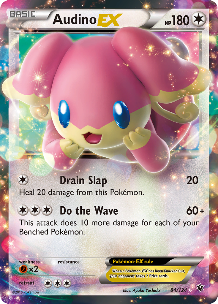 Fates Collide Audino EX #84/124